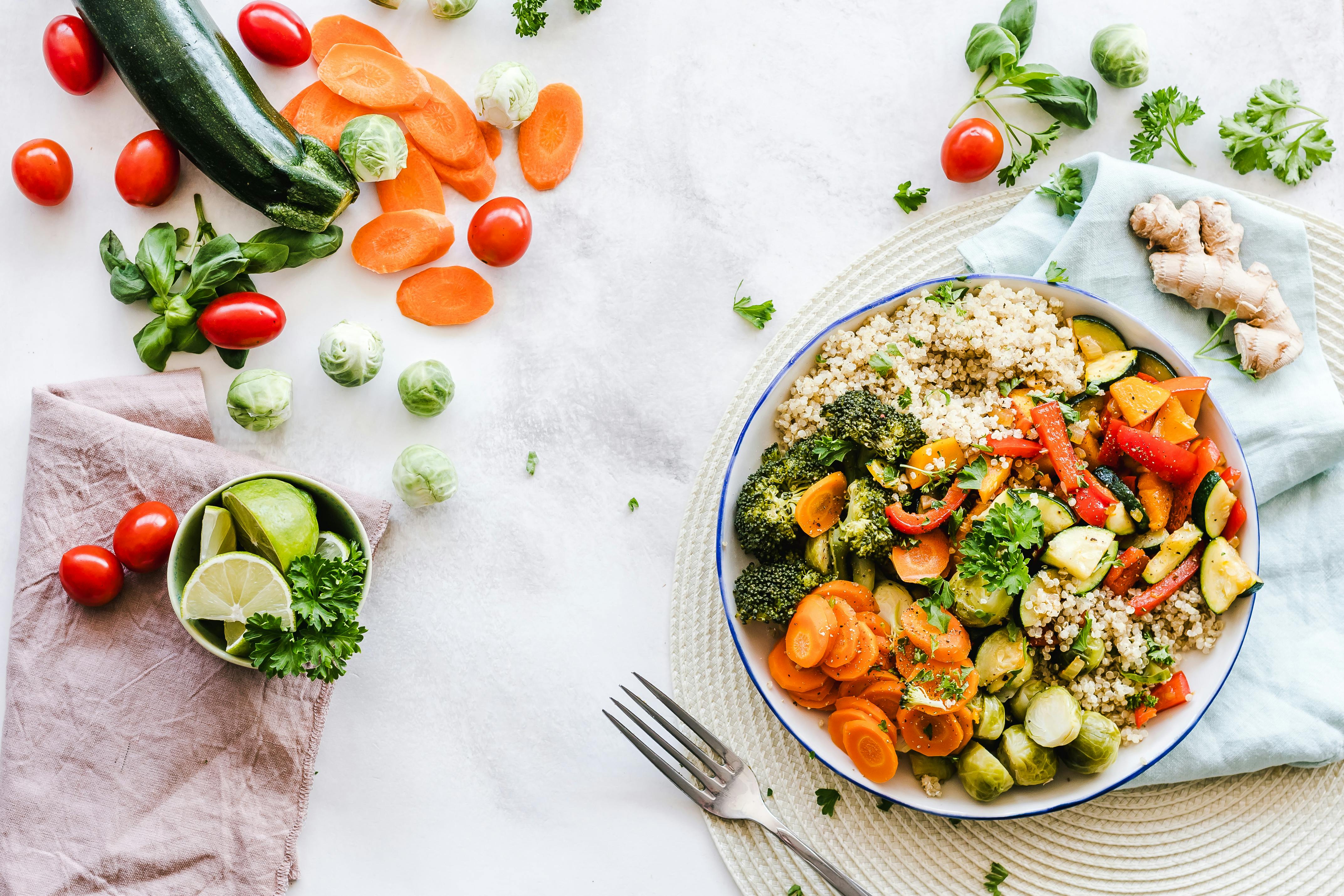 Healthy food for daily nutrition